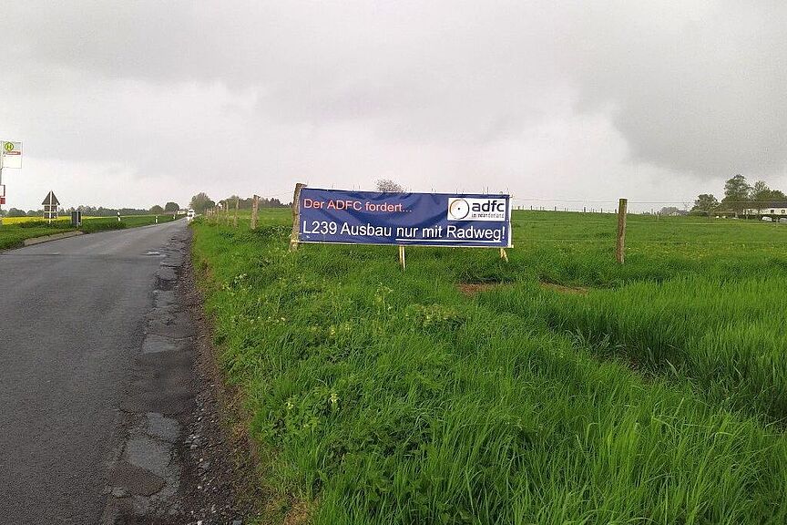 L239 - Ausbau nur mit Radweg L239 - Ausbau nur mit Radweg