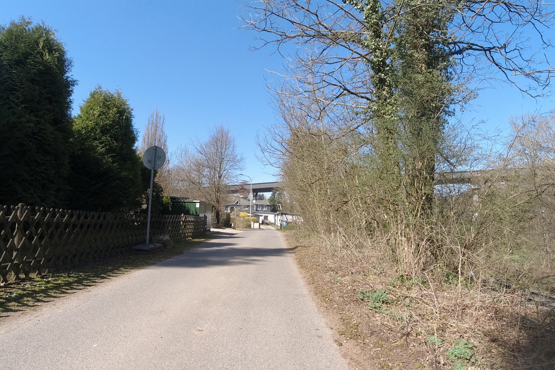 Hofermühle mit Autobahnbrückenbau A44