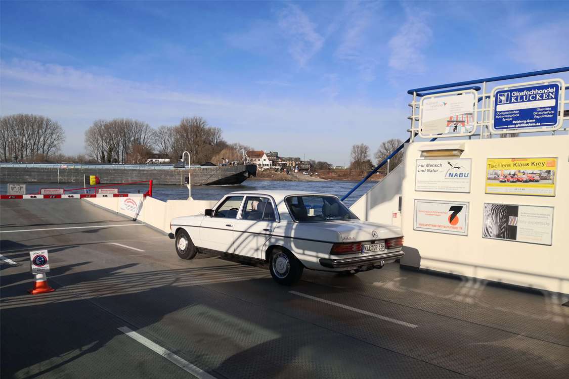 Rheinfähre Kaiserswerth nach Langst-Kierst