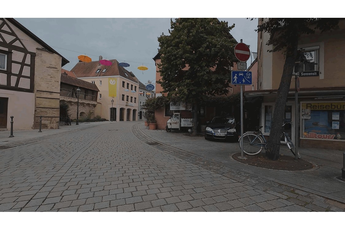 Gunzenhausen hat sich beschirmt