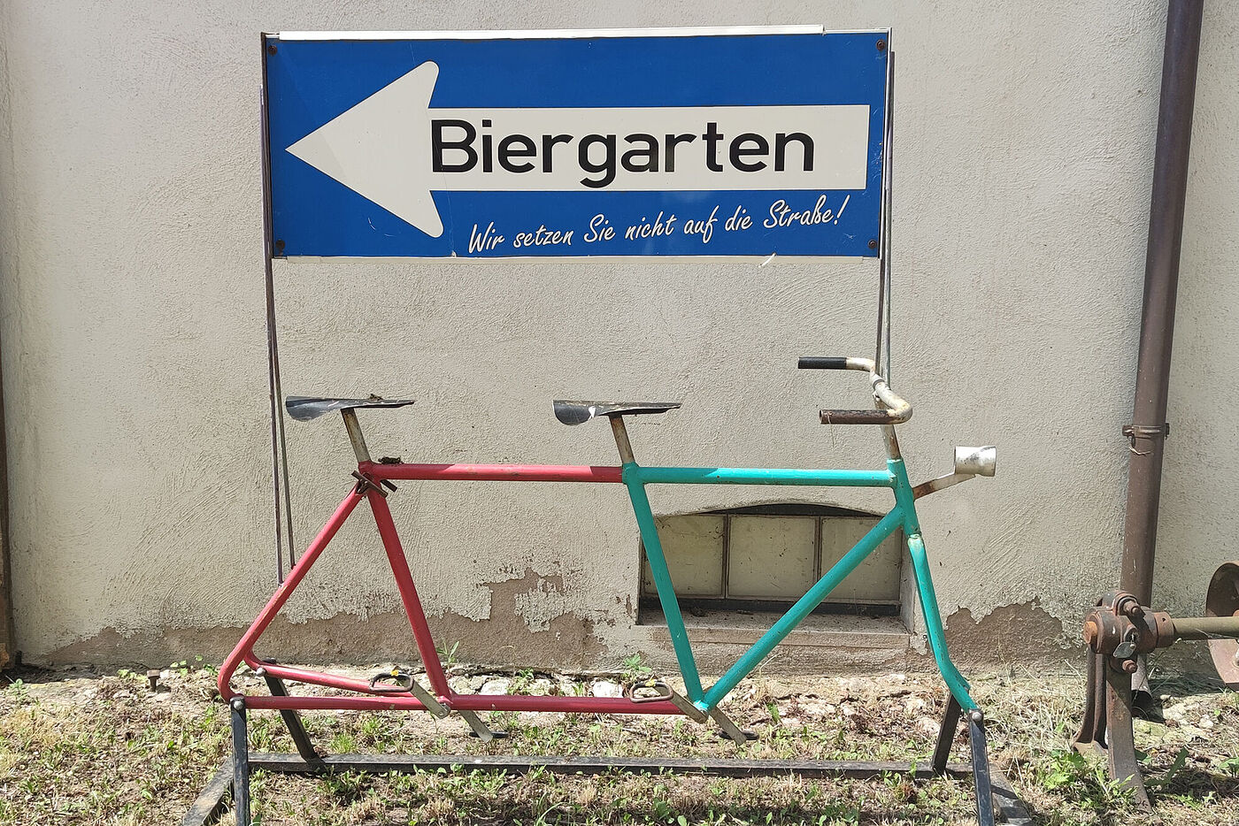 Nein: Da geht es lang!