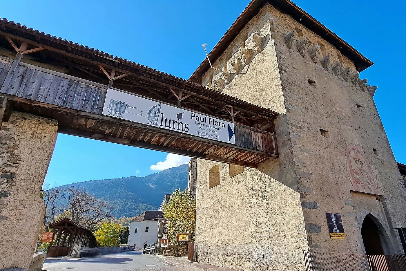 Ausfahrt aus Glurns Ausfahrt aus Glurns