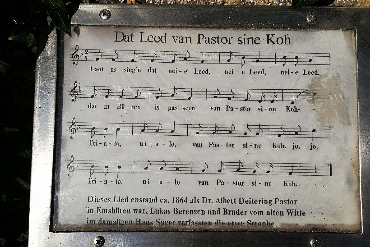 Dat Leed van Pastor sine Koh