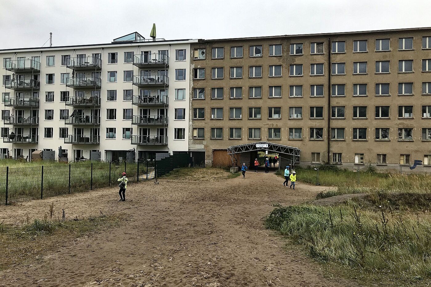 Der Unterschied auf der Seeseite