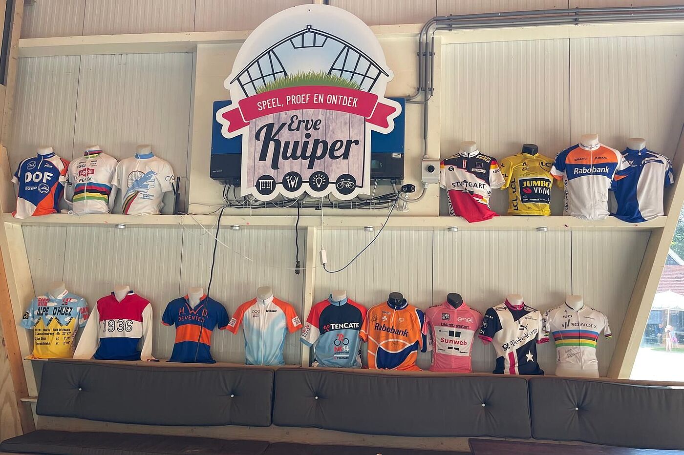 Auf dem Hof der bekannten niederländischen Radsportlegende Hennie Kuiper