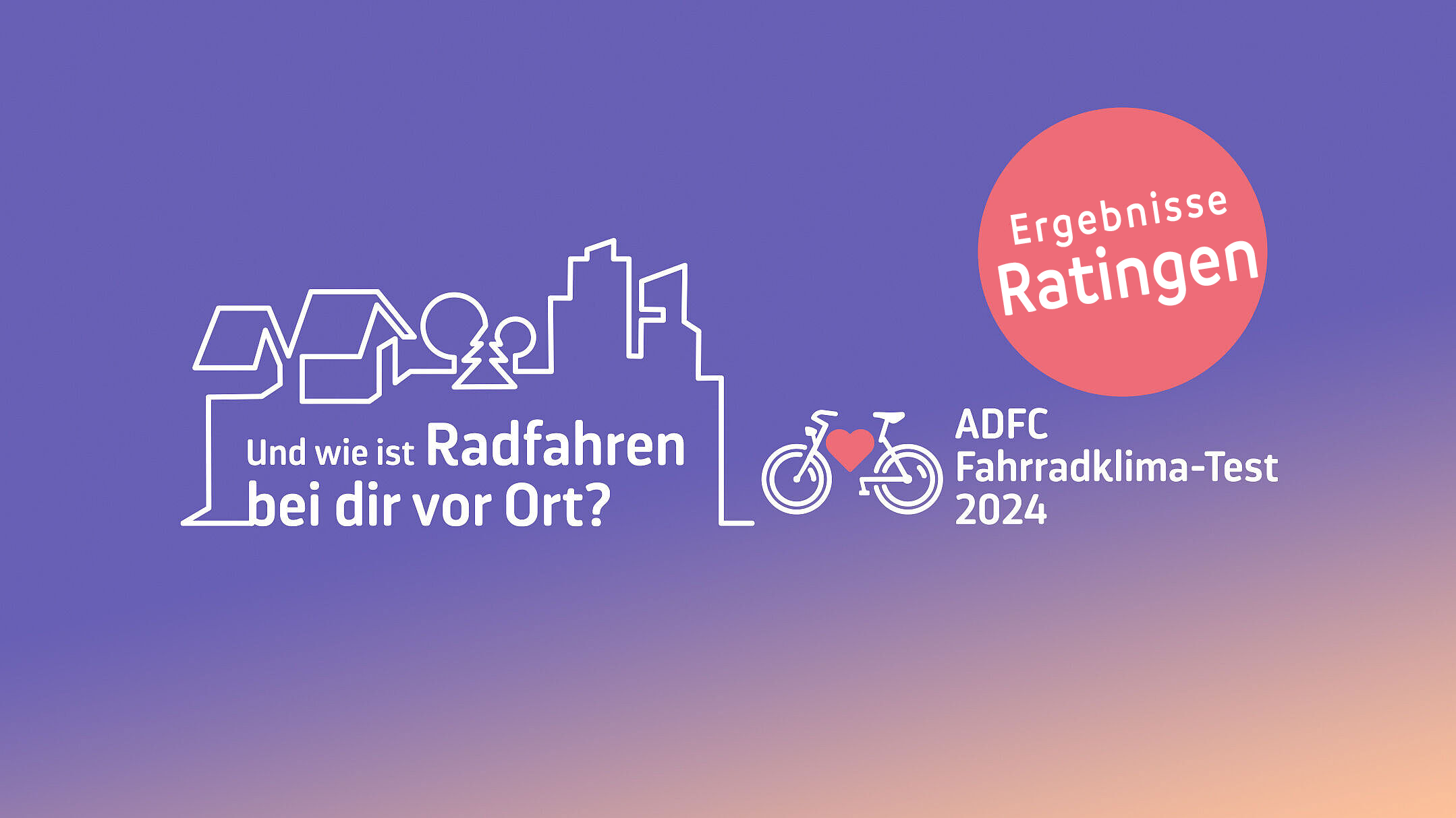 ADFC-Fahrradklimatest 2024 - Ergebnis Ratingen