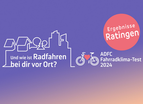 ADFC-Fahrradklimatest 2024 - Ergebnis Ratingen