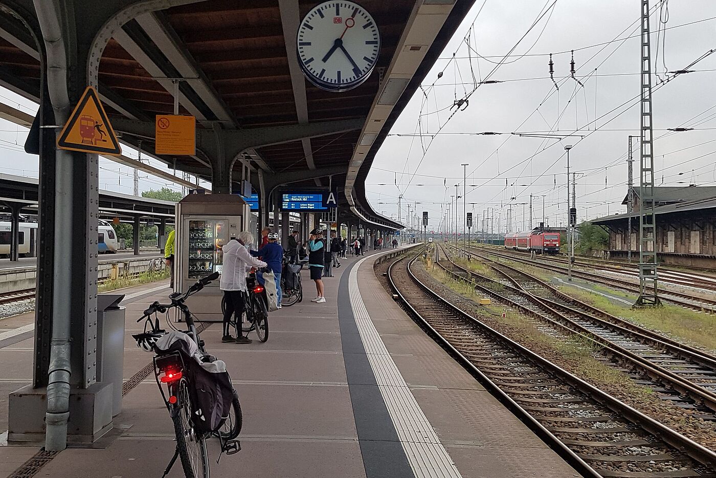 Start mit dem Zug bis Lietzow