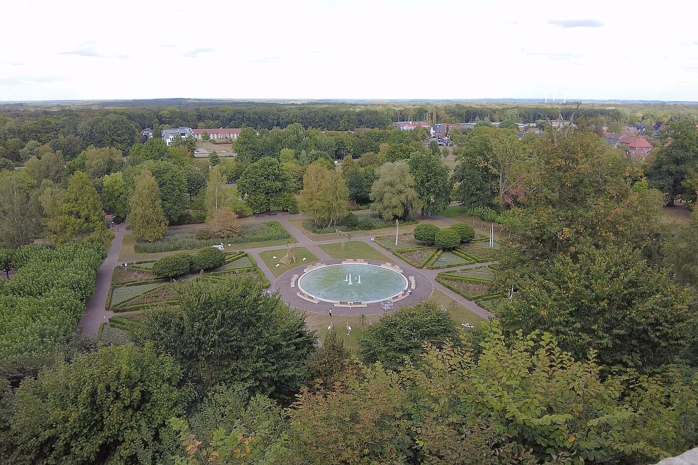 Blick auf den Burggarten