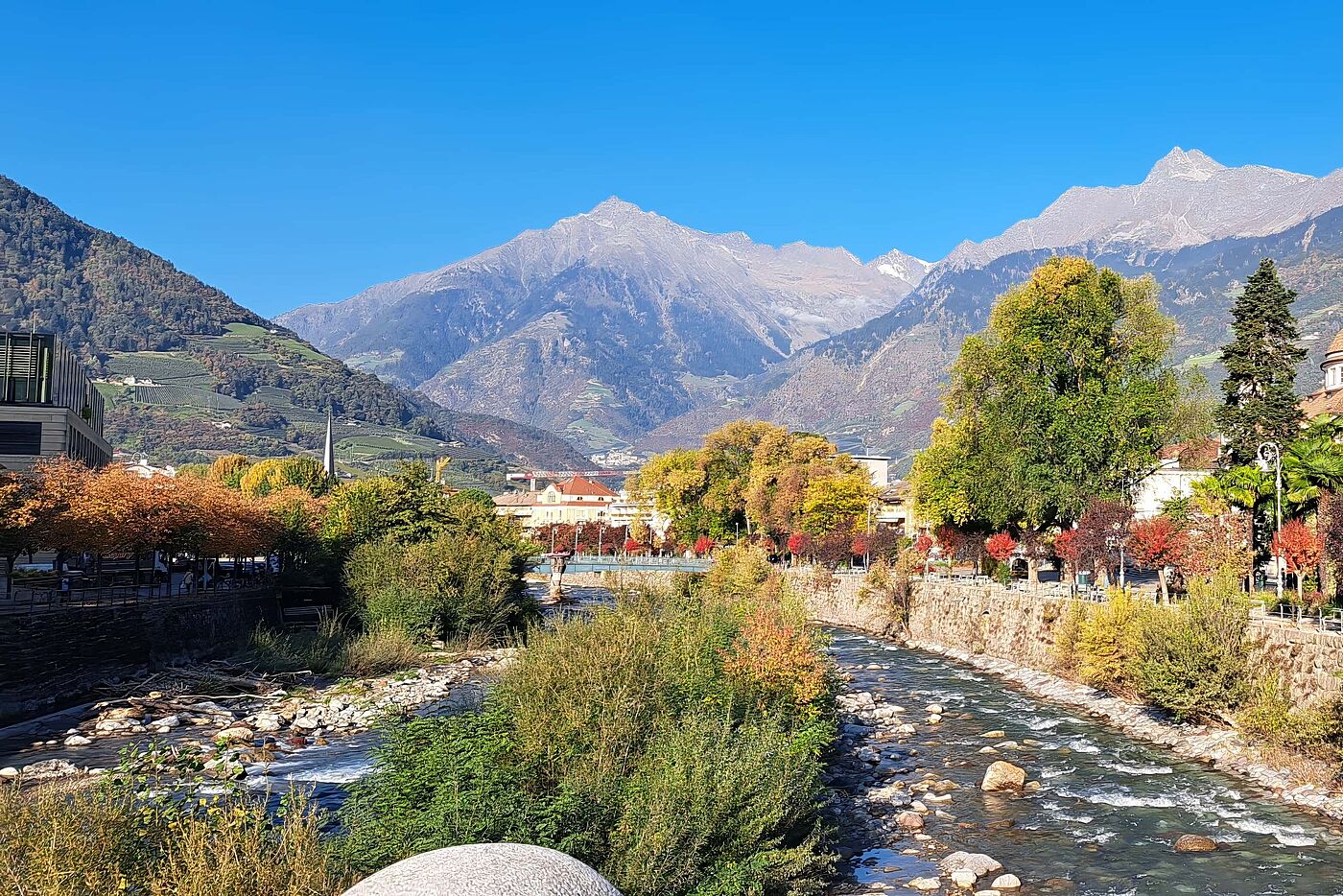 Super Wetter in Meran an der Passer Super Wetter in Meran an der Passer