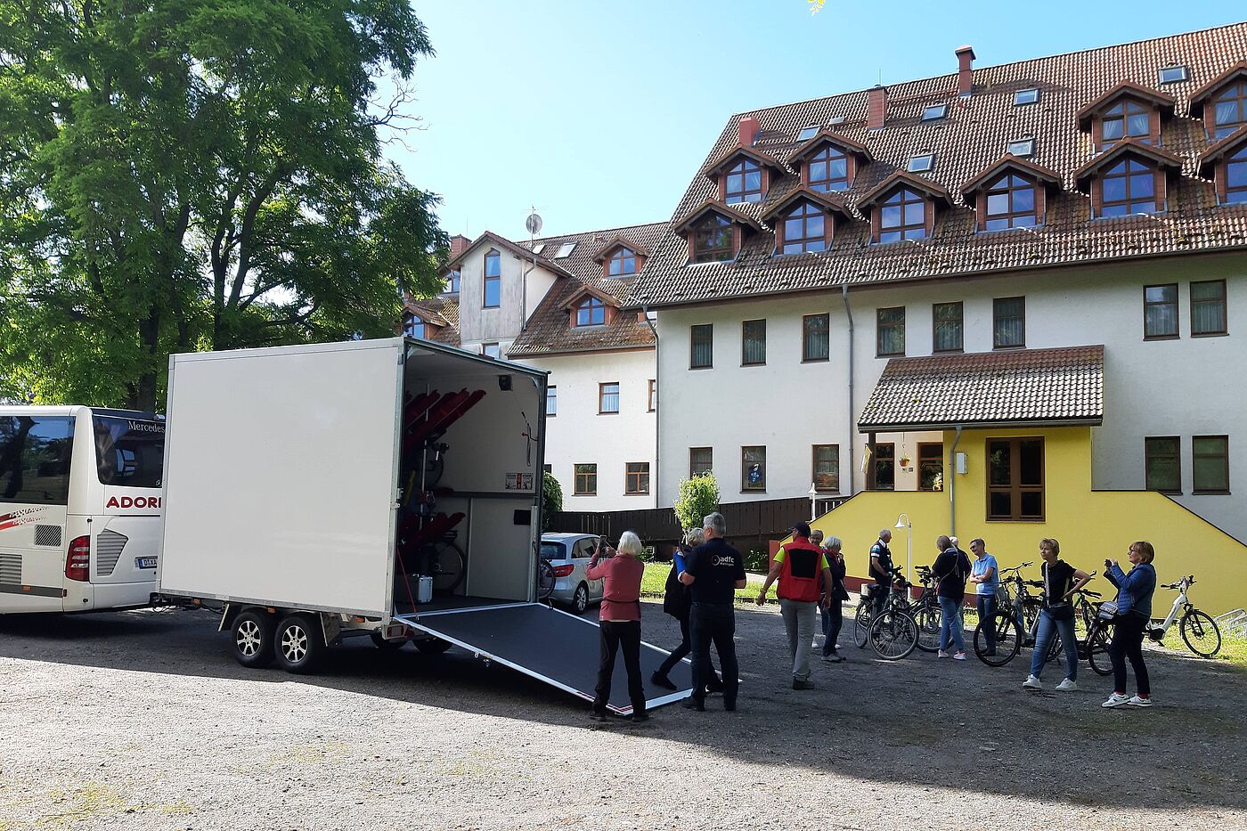 Mit dem neuen Anhänger geht es schnell und einfach