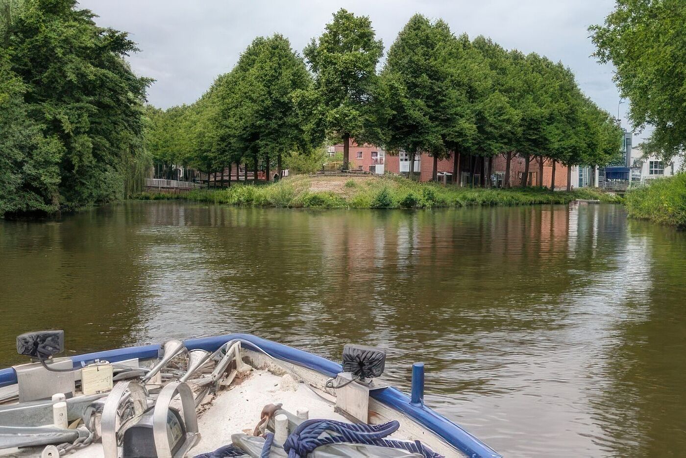 Bootsfahrt auf den Kanälen und dem Vechtesee