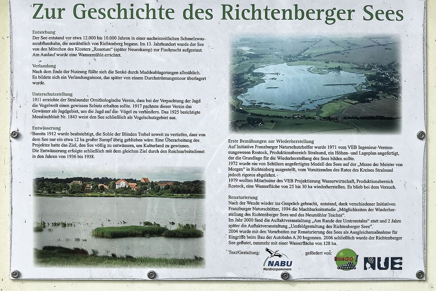 Infotafel Richtenberger See