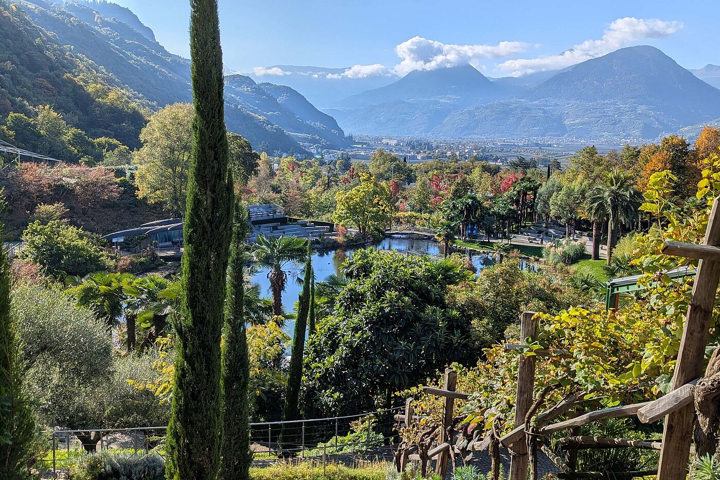 Ein Blick auf den botanischen Garten Ein Blick auf den botanischen Garten