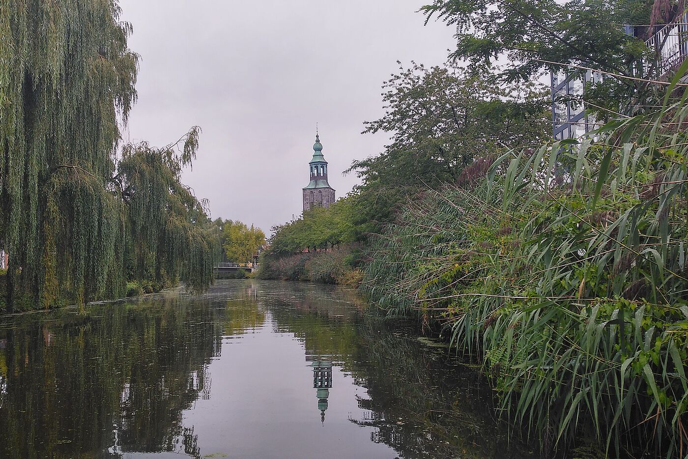 Eine Stadtführung auf dem Schiff durch Nordhorn