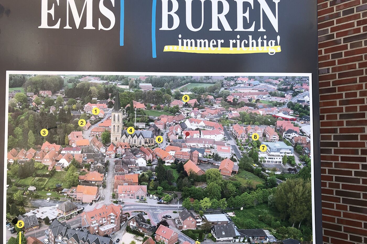 Schautafel zu Emsbüren