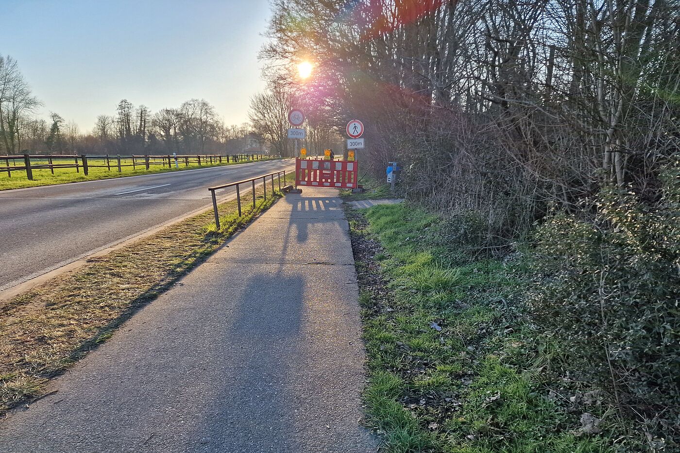 Volkardeyer Straße - Sperrung Radweg