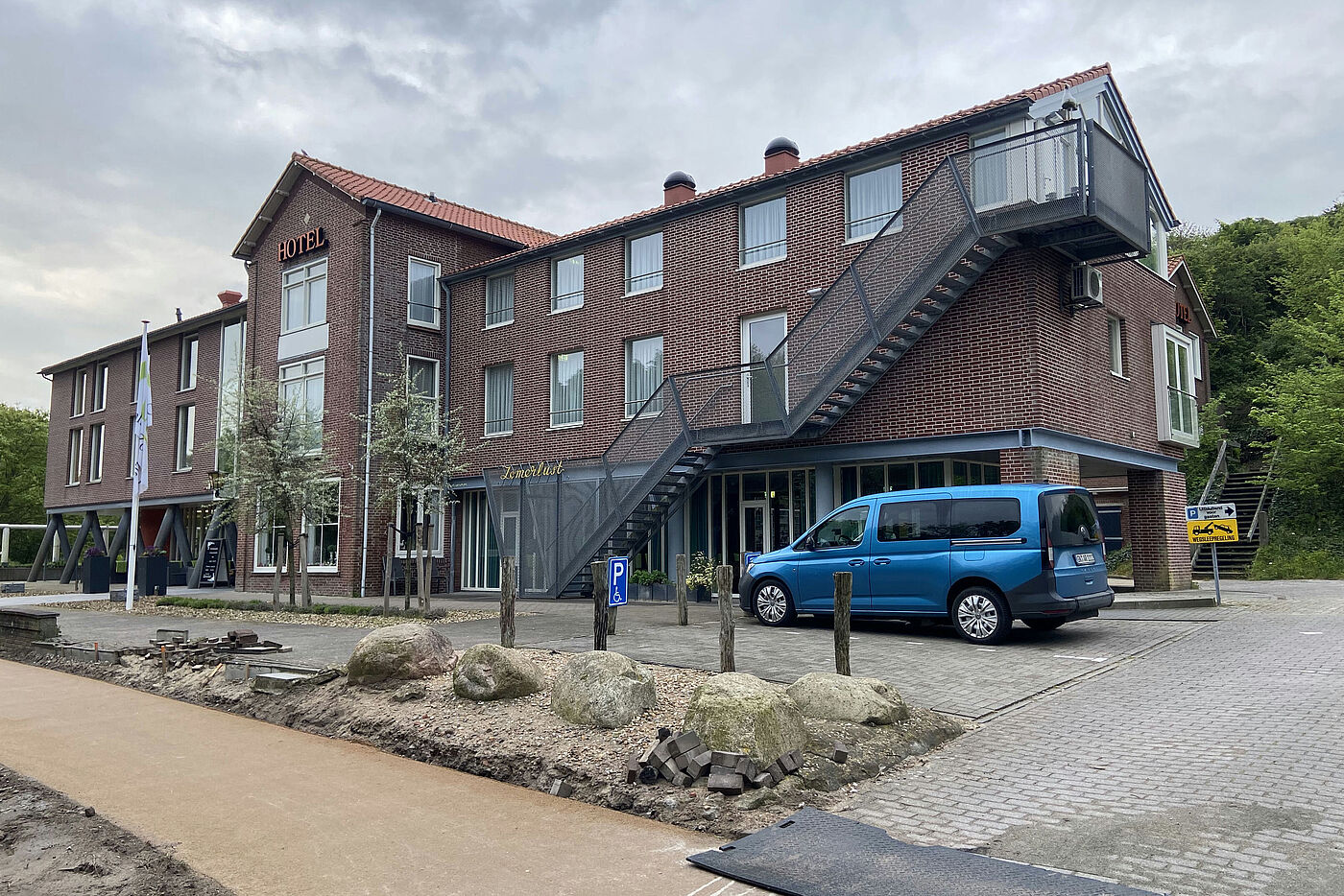 Das Hotel Zomerlust in Zoutelande