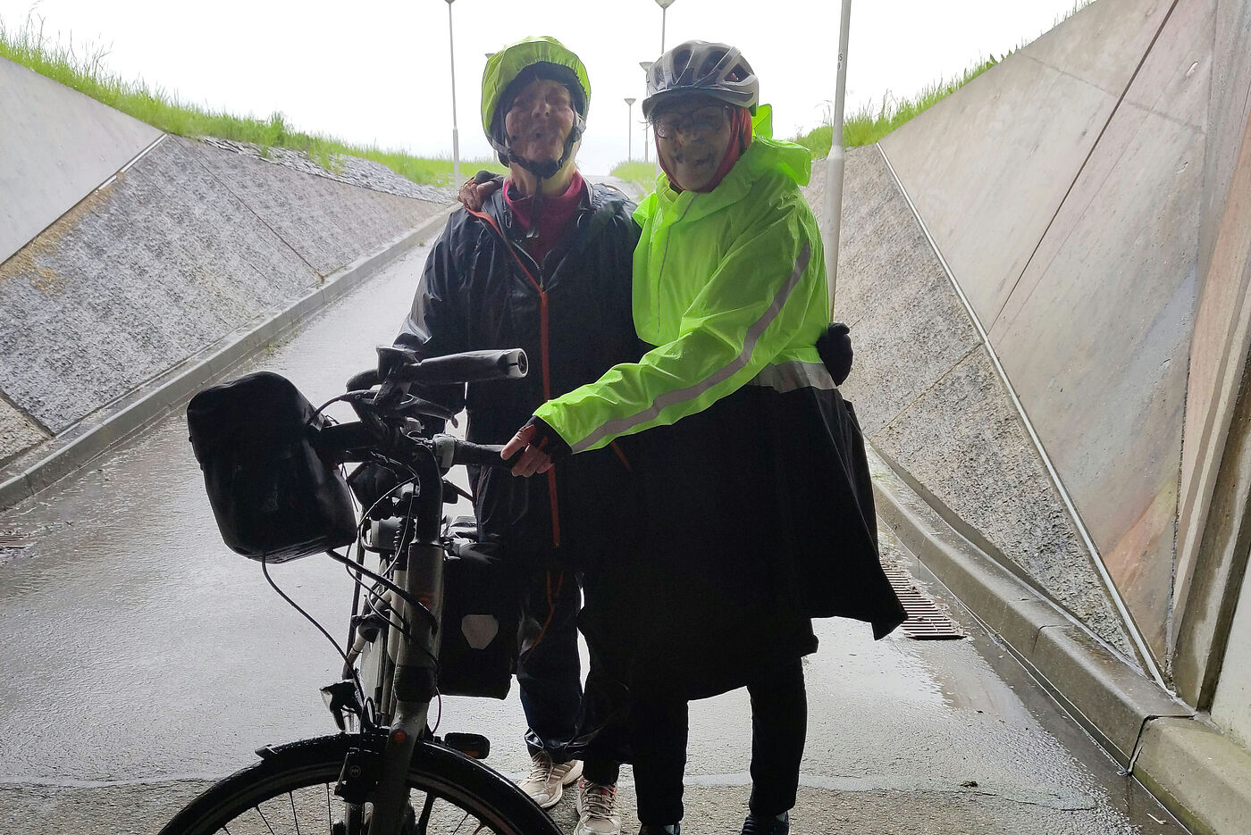 Einmal raus aus dem Regen!