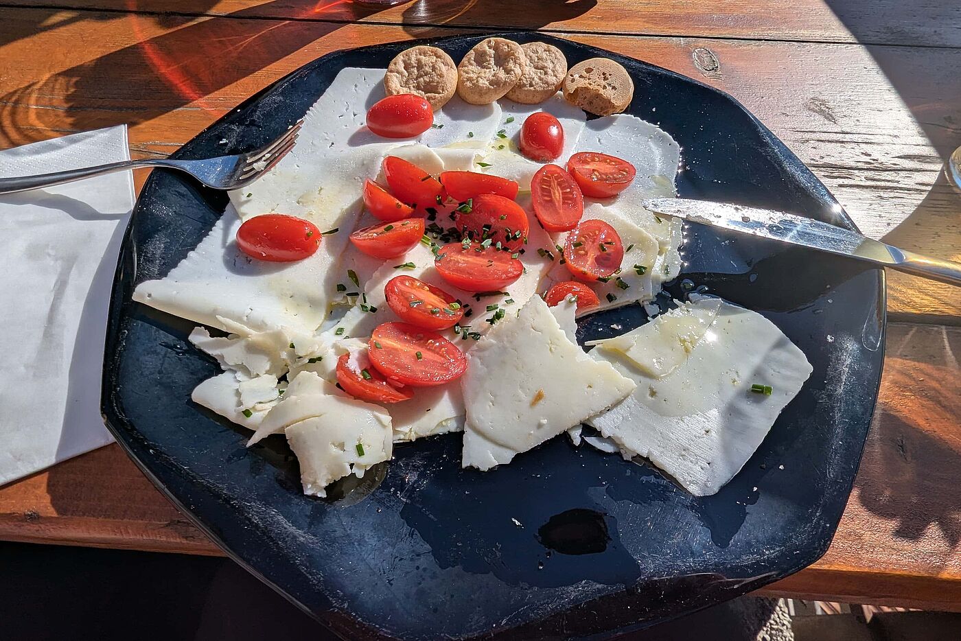 Eine zünftige Käseplatte, ... Eine zünftige Käseplatte, ...