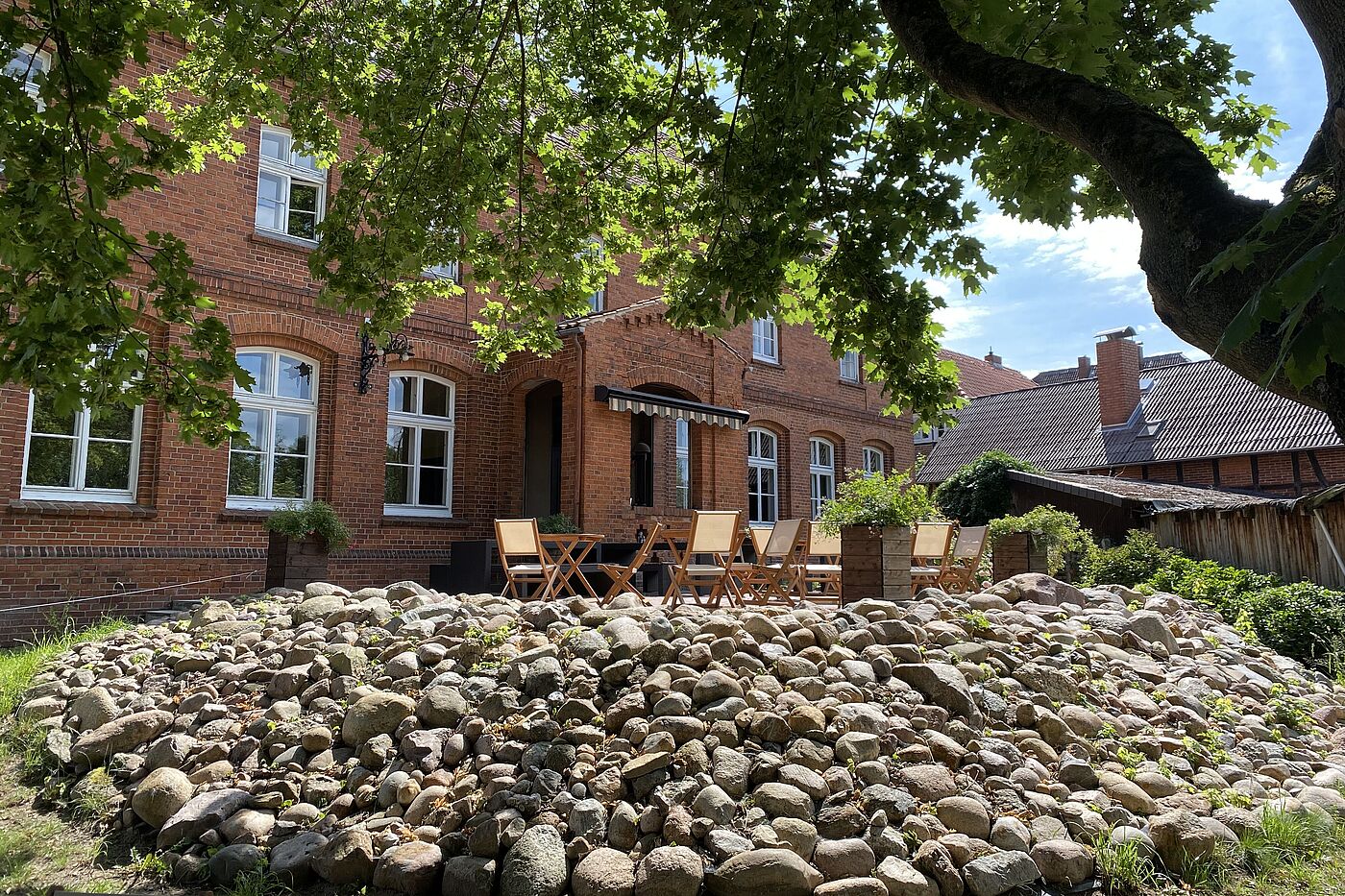 Alte Schule Schnackenburg - Terrasse