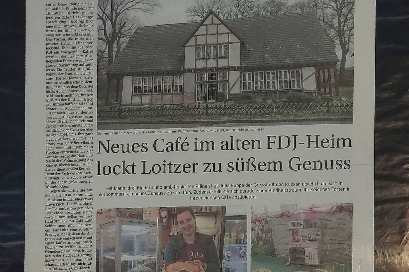 Solch eine Geschichte hat nicht jedes Café