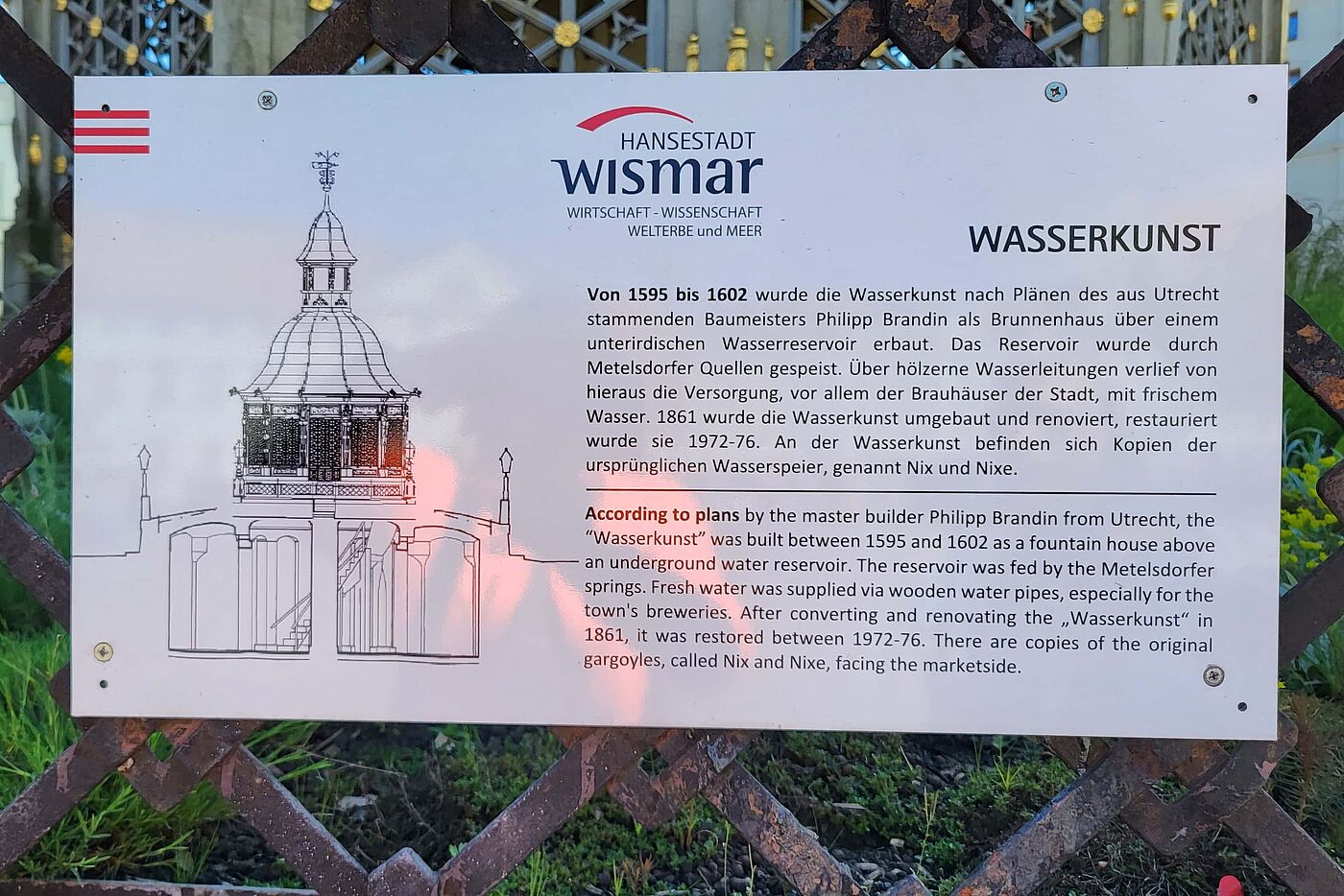 Wasserkunst - Das Brunnenhaus auf dem Marktplatz