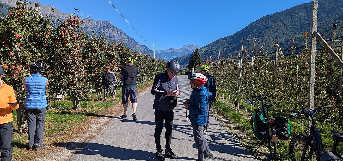 Auf der Via Claudia Augusta bei Meran Auf der Via Claudia Augusta bei Meran