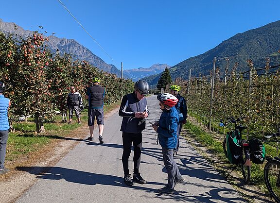 Auf der Via Claudia Augusta bei Meran Auf der Via Claudia Augusta bei Meran