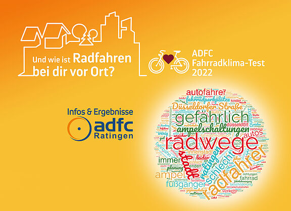 Ergebnisse ADFC-Fahrradklimatest 2022 Ratingen