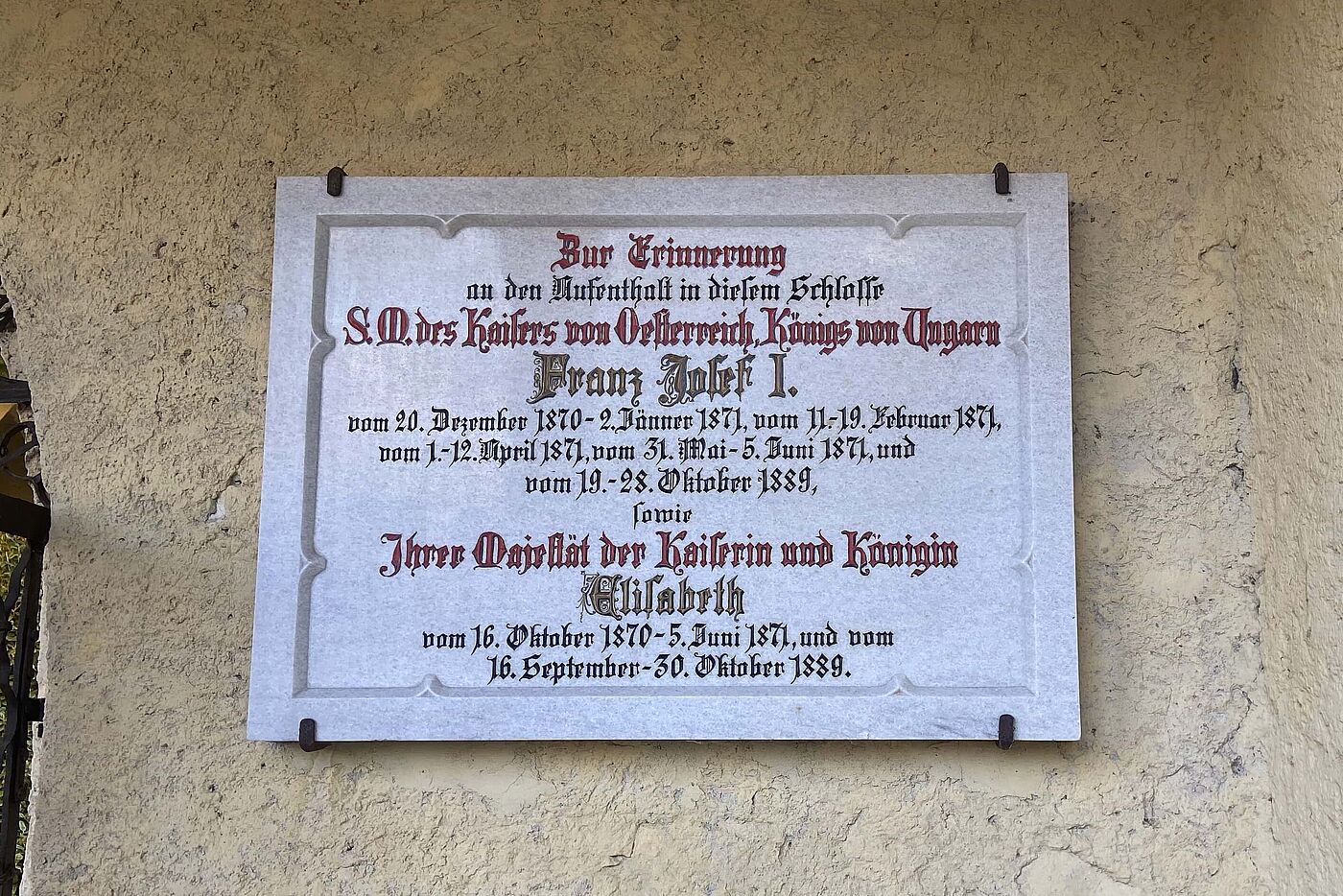 Auch der Kaiser war schon hier Auch der Kaiser war schon hier