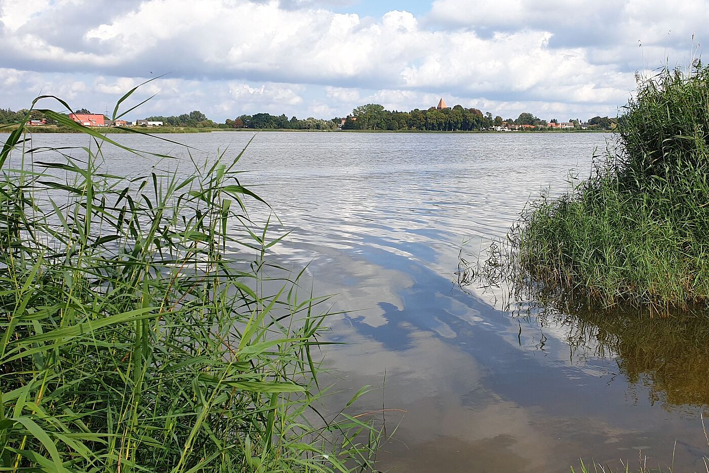 Der Richtenberger See (gegenüber liegt Franzburg)