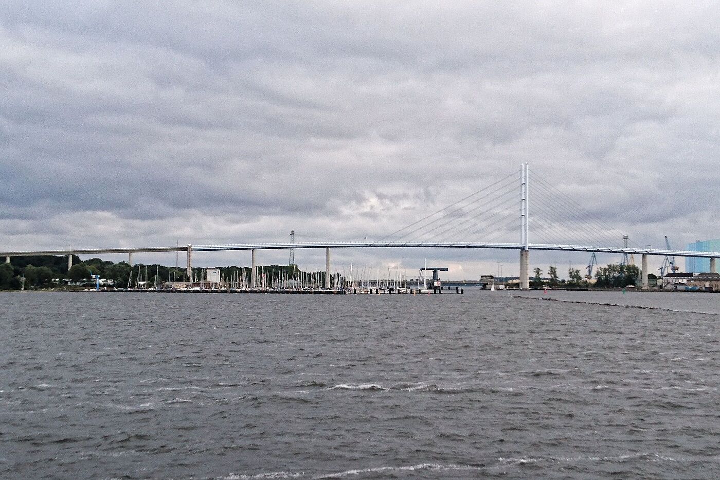 Die Rügenbrücke in voller Ansicht
