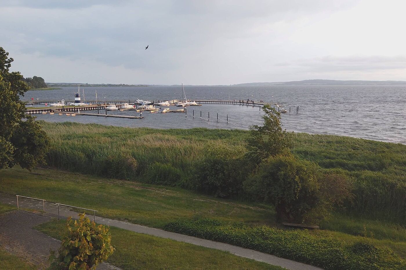 Der erste Blick auf den See