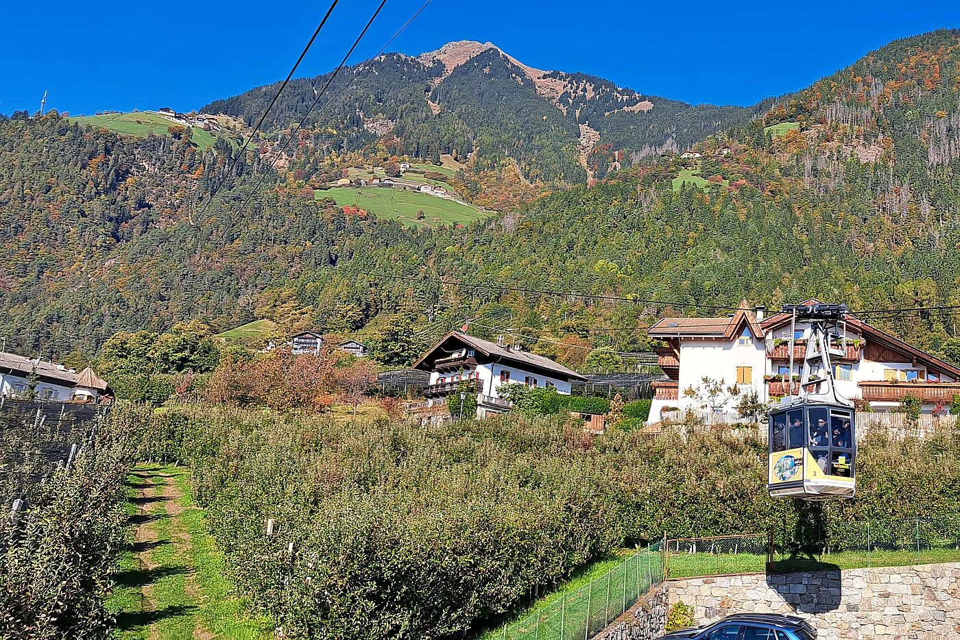 Ein paar Minuten später schönster blauer Himmel Ein paar Minuten später schönster blauer Himmel