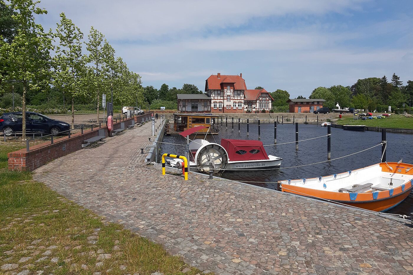 Der Hafen von Loitz