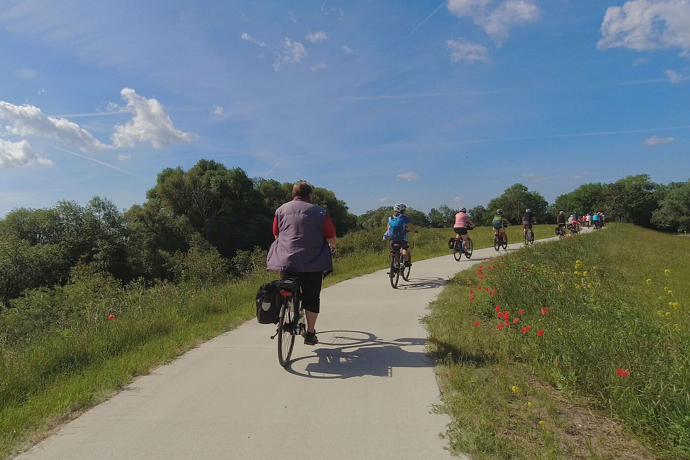 Auf dem Deich bei Schnackenburg