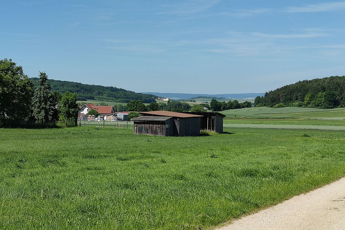 Blick in die Landschaft