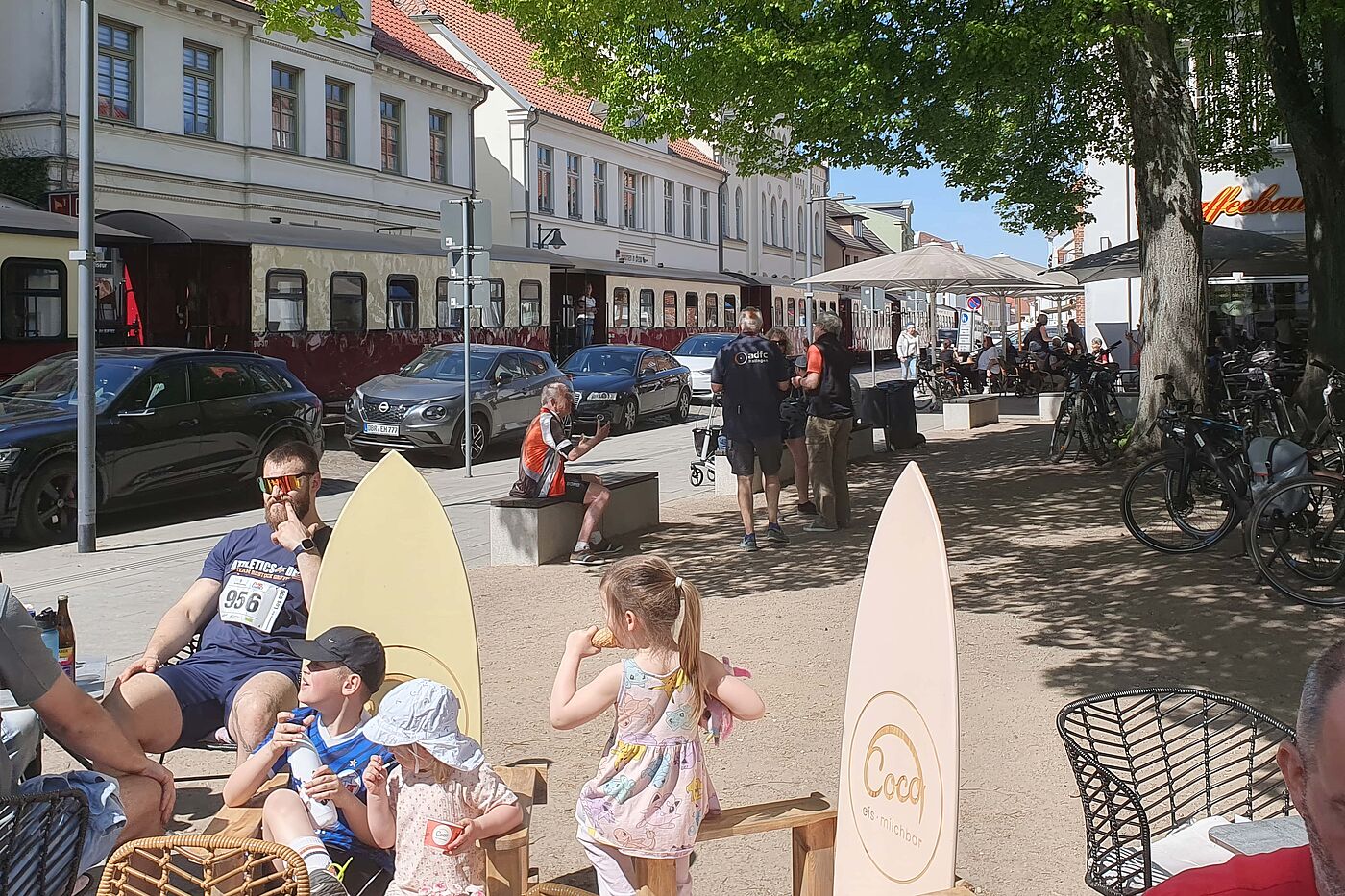 Erste Begegnung mit dem Molli in Bad Doberan