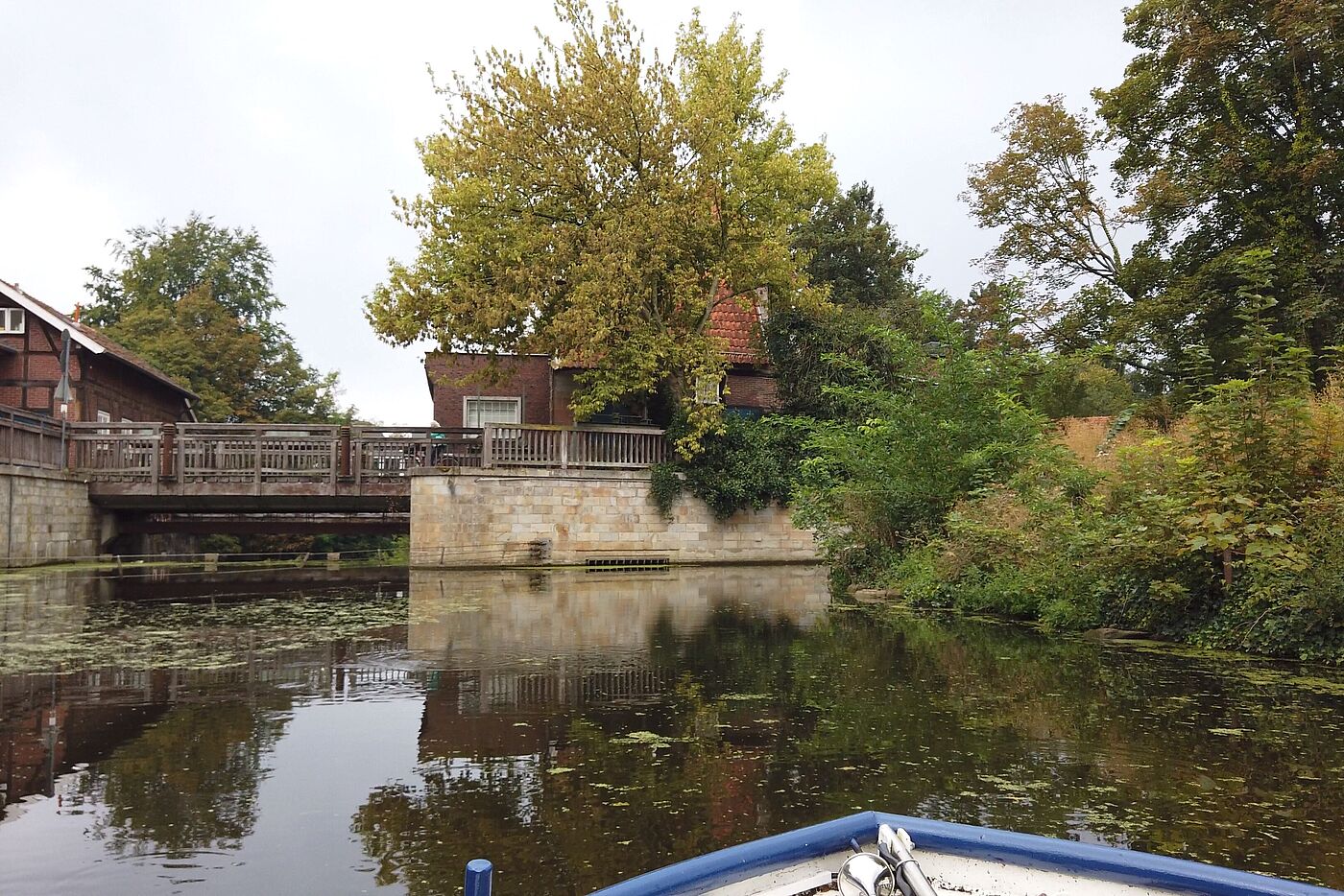 Eine Stadtführung auf dem Schiff durch Nordhorn