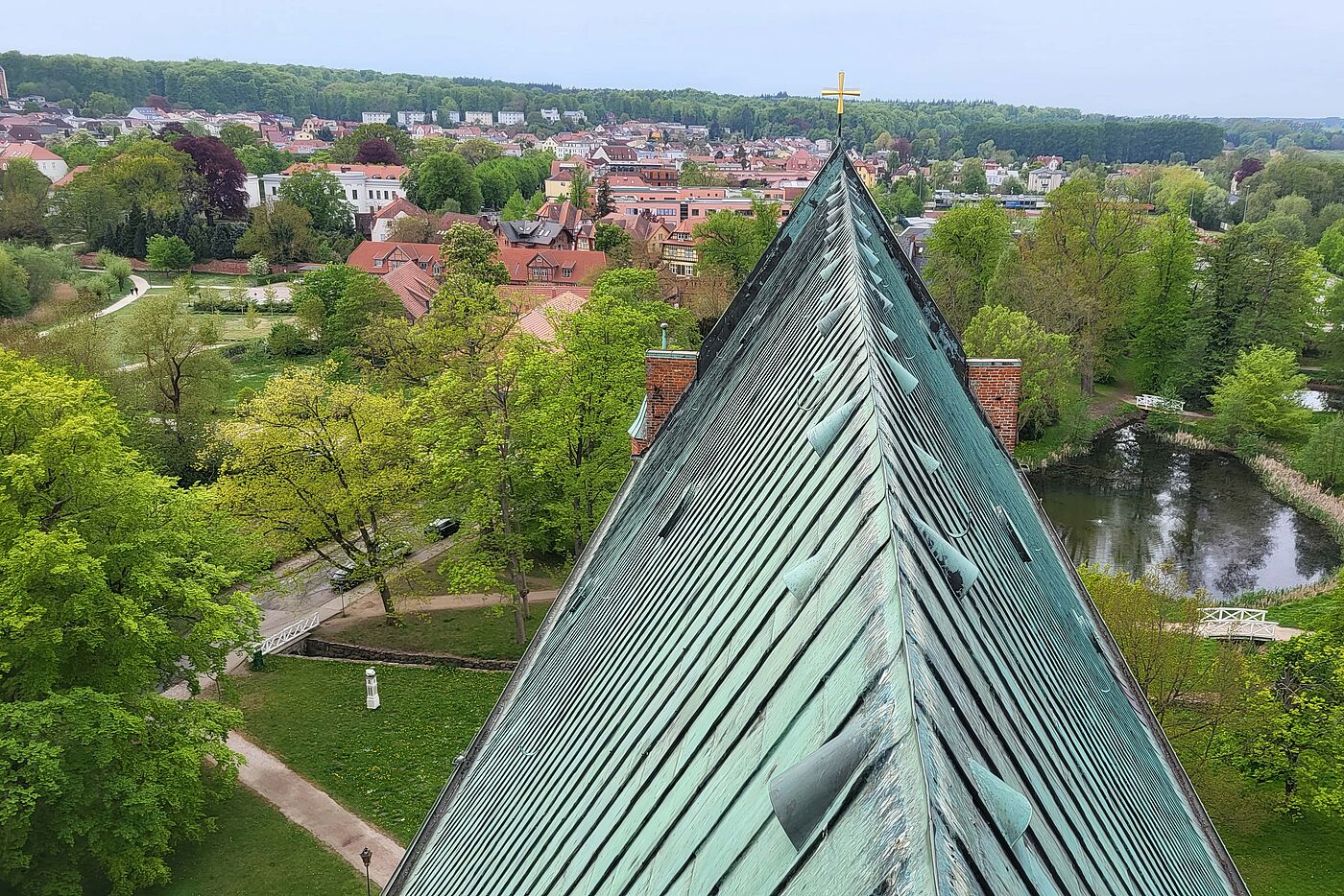 Ein Blick über Bad Doberan
