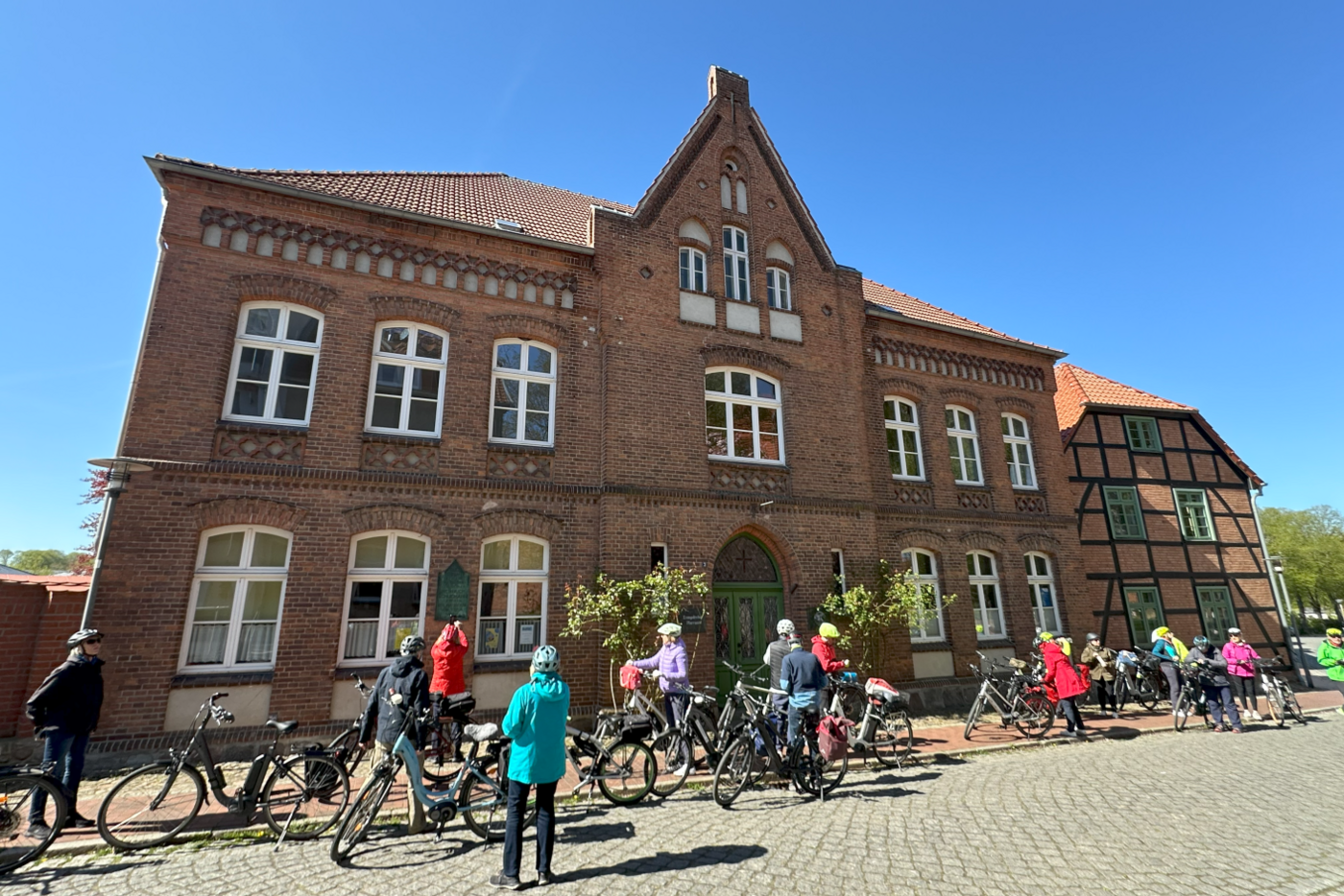 Hier stand das Geburtshaus von Heinrich Schliemann