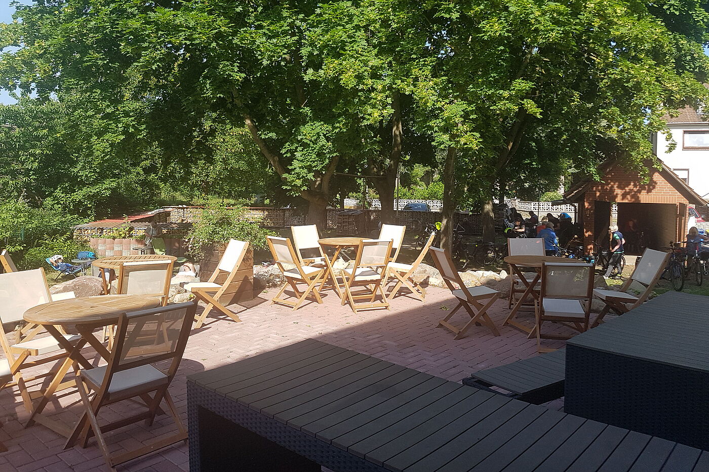 Alte Schule Schnackenburg - Terrasse