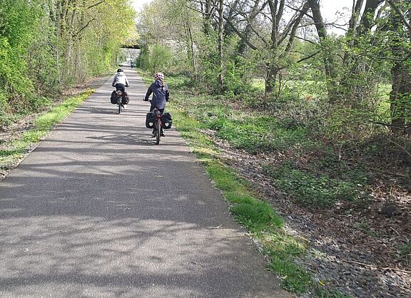 Maasduinen - Radfahren mit Kindern 1