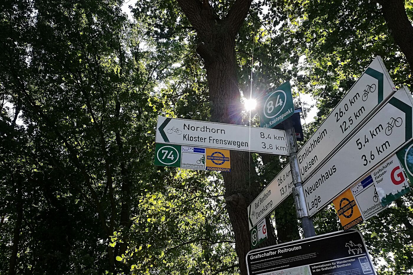 Knotenpunkt an der Grenze zu Twente