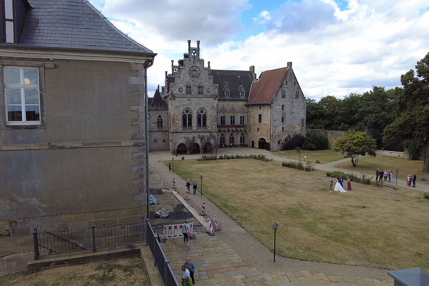 Innenhof der Burg Bentheim