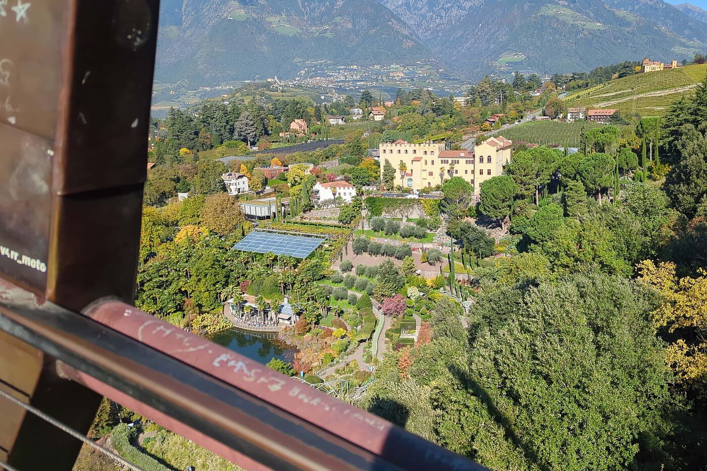 Blick von der Aussichtsplattform Blick von der Aussichtsplattform