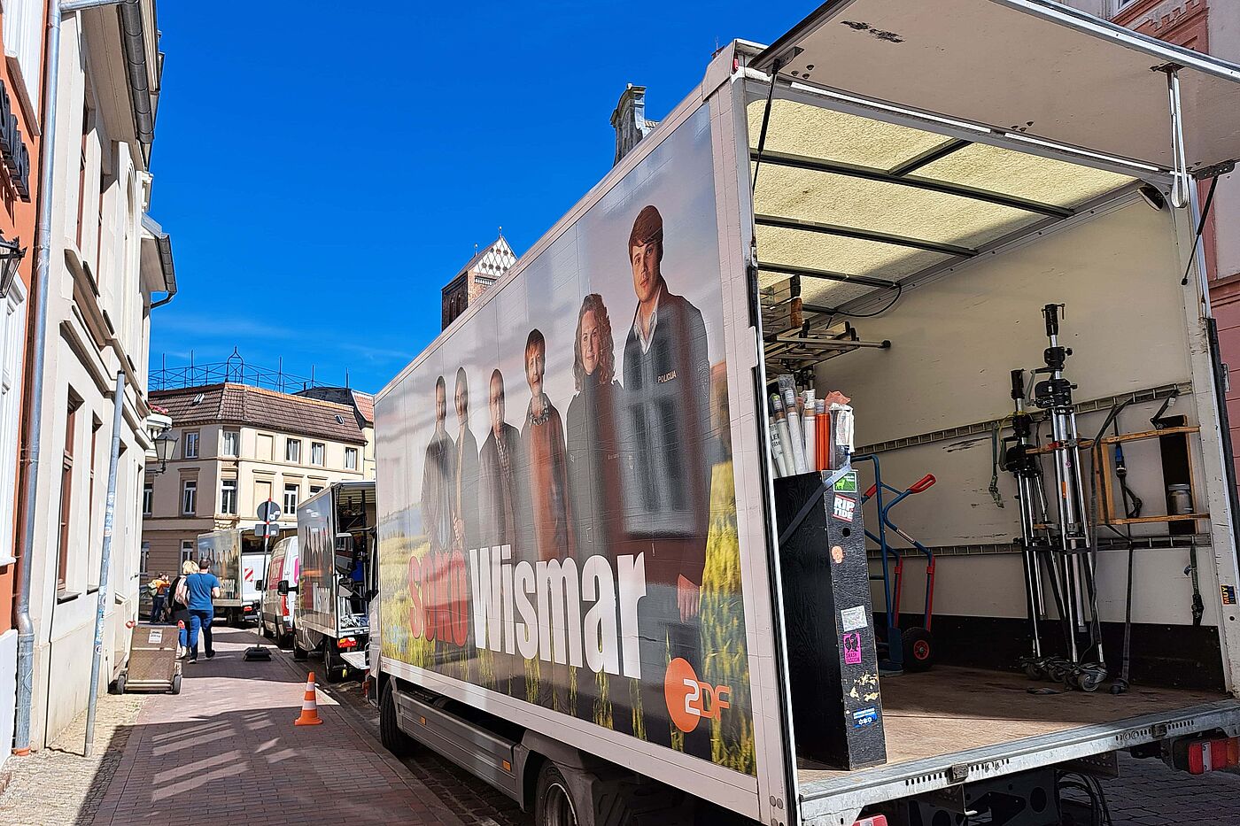 Wir hatten einen Fan von der Fernsehserie "Soko Wismar" dabei