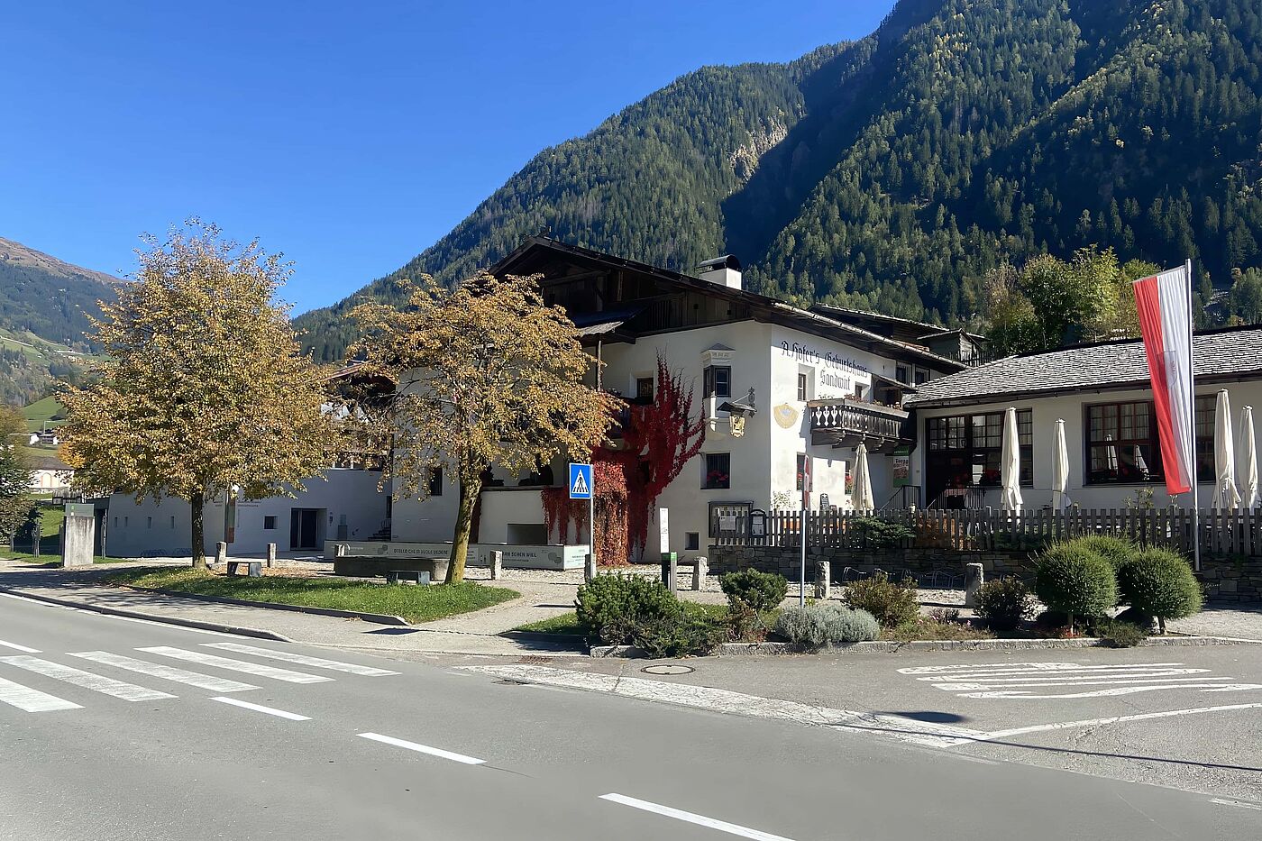 Das Geburtshaus von Andreas Hofer stand hier Das Geburtshaus von Andreas Hofer stand hier