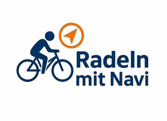 Logo radeln mit Navi